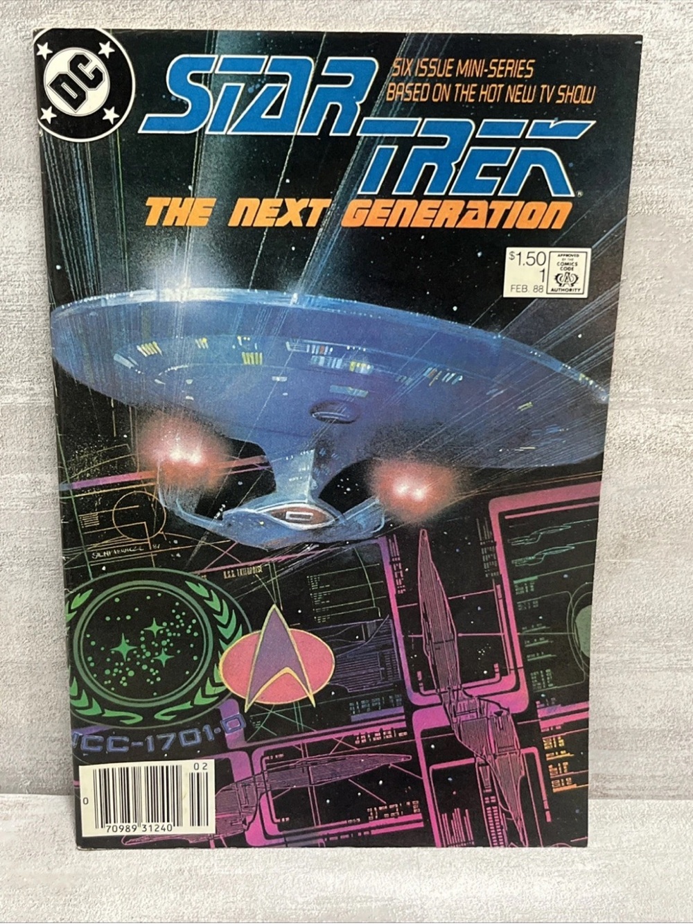 Star Trek: The Next Generation #1 DC Comics 1988 Comic Book